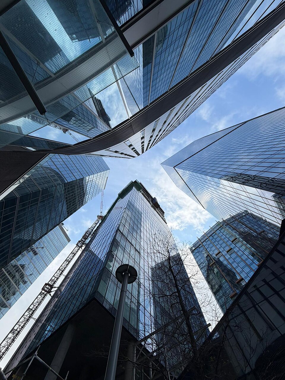 Modern office towers